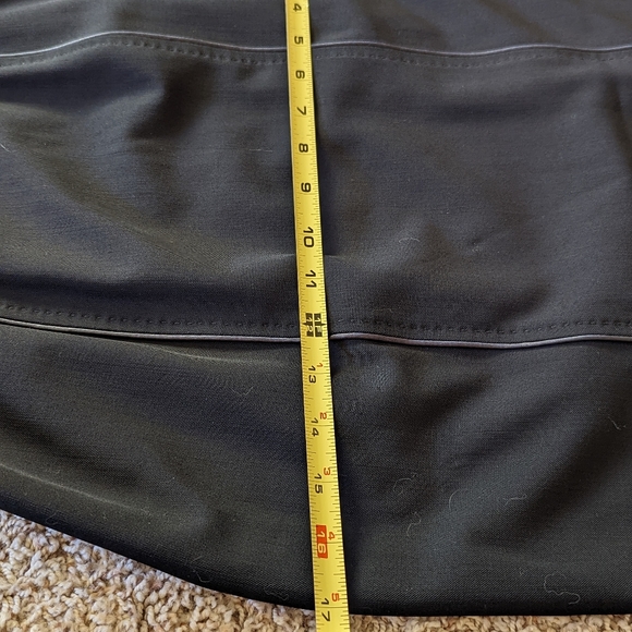 Whistles London Black 40s Style Puffed Sleeve Midi Dress Sweetheart Neckline - Picture 8 of 12